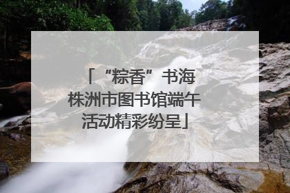 “粽香”书海 株洲市图书馆端午活动精彩纷呈